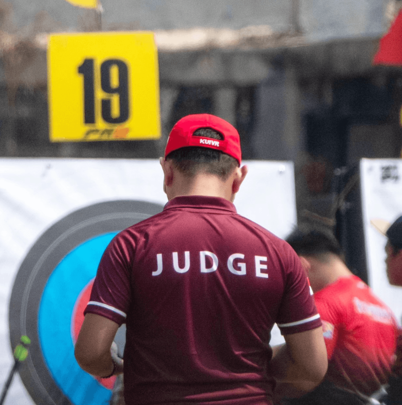 Judge lane assignment during live competition session