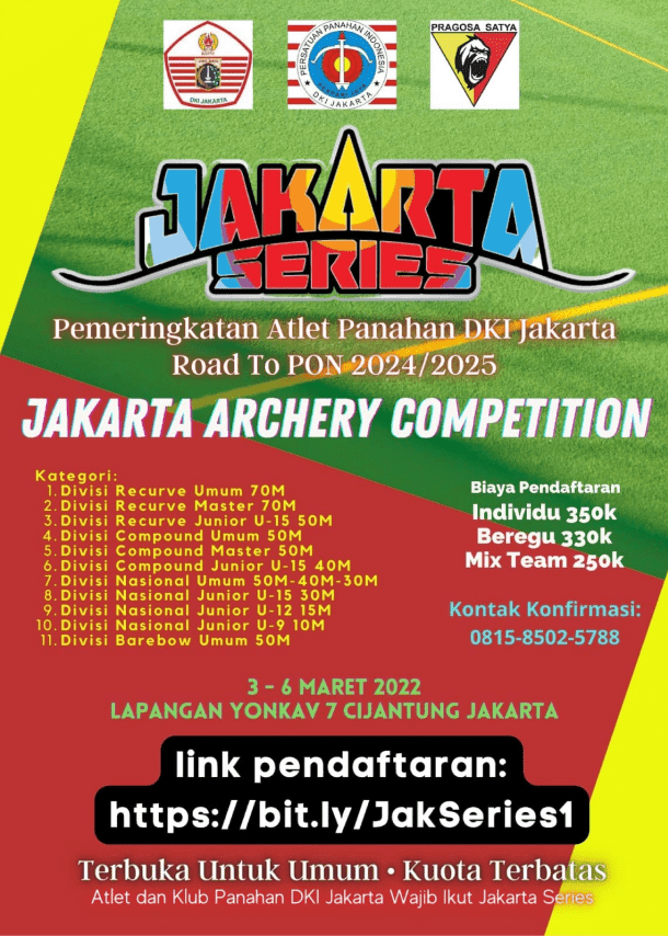 Jakarta Series 2022 competition campaign poster